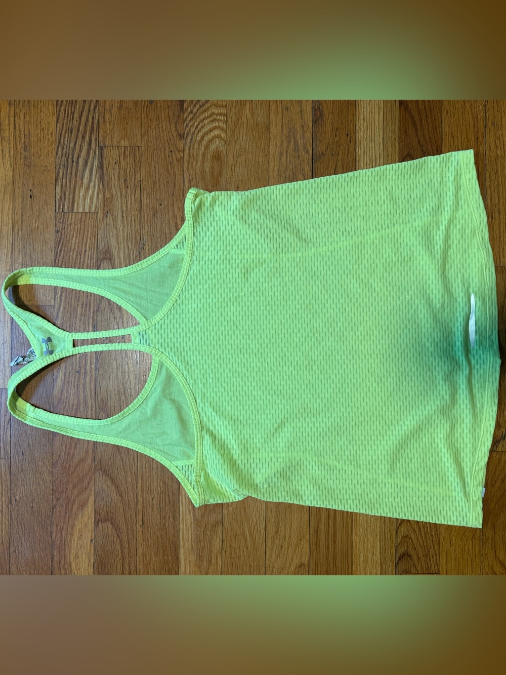 Under Armour Neon Lime Racerback Tank Top